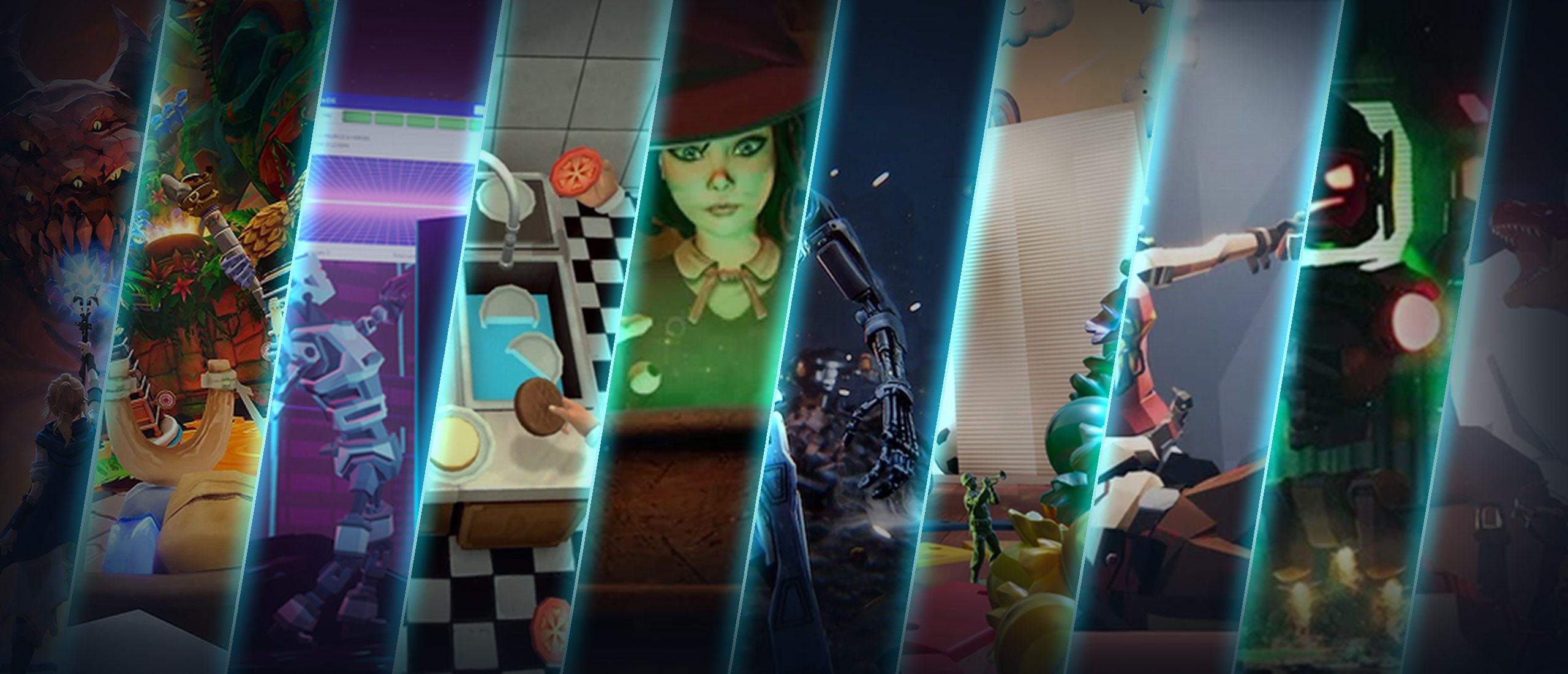 Players in a Zero Latency free-roam VR room